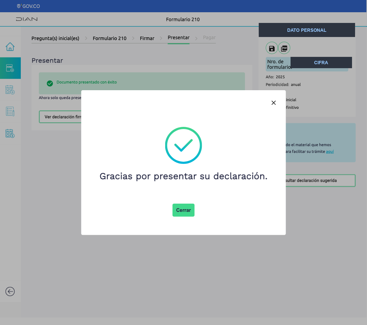 Presentada